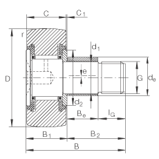 ��˨�͹��� KRE19-PP, ������������ƫ����Ȧ����������������ƽ��Ȧ